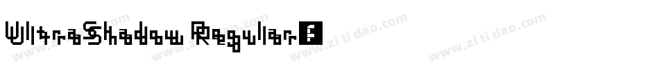 UltraShadow Regular字体转换
